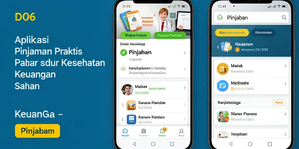 Tampilan antarmuka D06 yang intuitif dan modern untuk pengajuan pinjaman.
