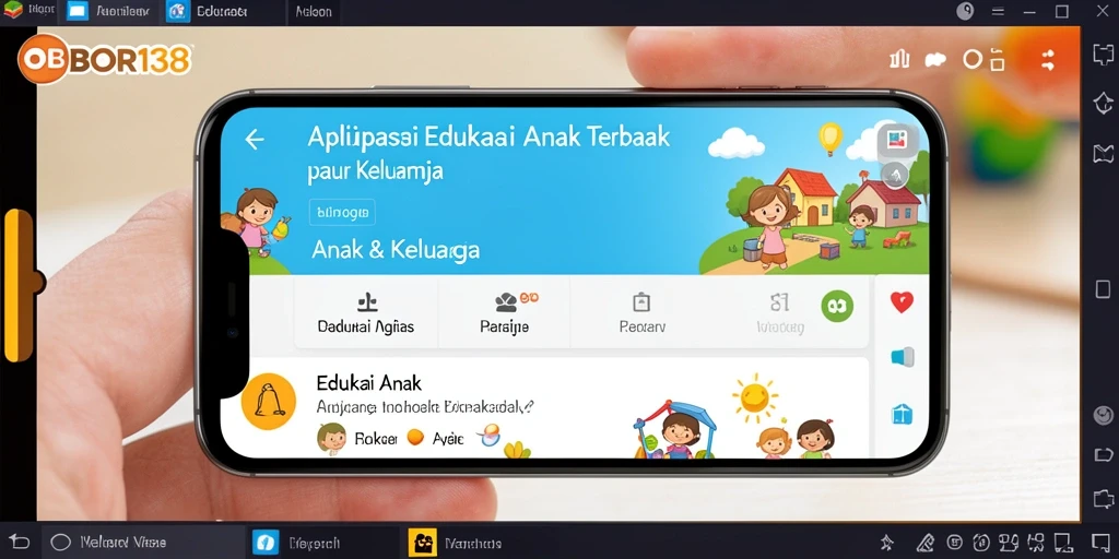 Tampilan antarmuka OBOR138 yang cerah dan ramah anak.