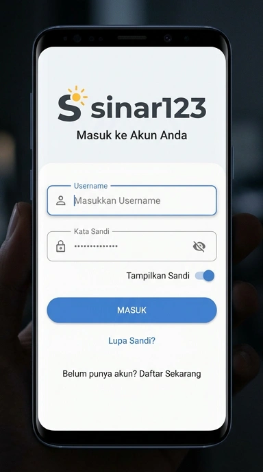 Masuk Akun Sinar123 untuk Pengguna Android